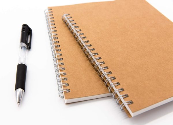 Blank Spiral Notebook, 9-Pack, Soft Cover, Sketch book, 100 Pages / 50 Sheets, 7.5 inch x 5.1 inch (Brown) - Image 7