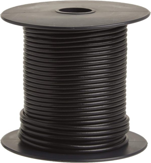 Southwire 55666623 Primary Wire, 16-Gauge Bulk Spool, 100-Feet, Black